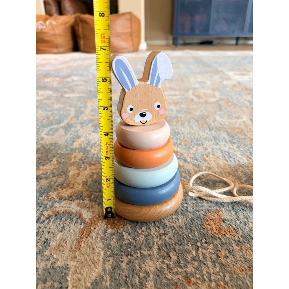 Speedy Monkey 'My‎ First Toy Box' Bunny Stacker & Hedgehog Pull Toy Baby Toy Set